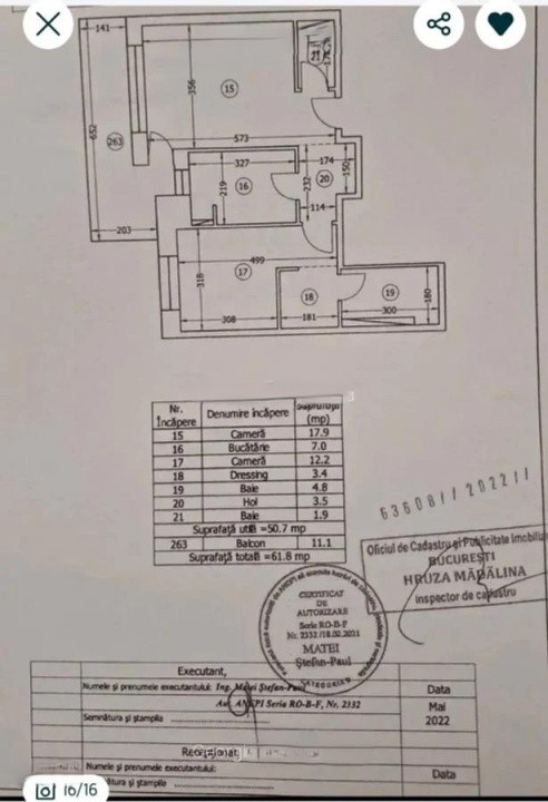 Apartament 2 camere | Onix Park Pipera | 2 bai | cu parcare