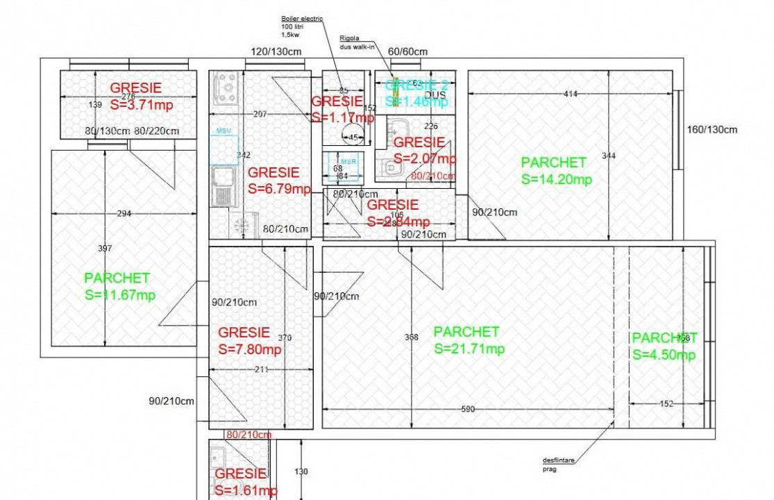 Apartament 3 camere | renovat | 2 băi | Aviator Popișteanu | Domenii