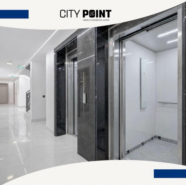 Apartament 2 camere Aviatiei | City Point faza 2 | 1 chirie | parcare