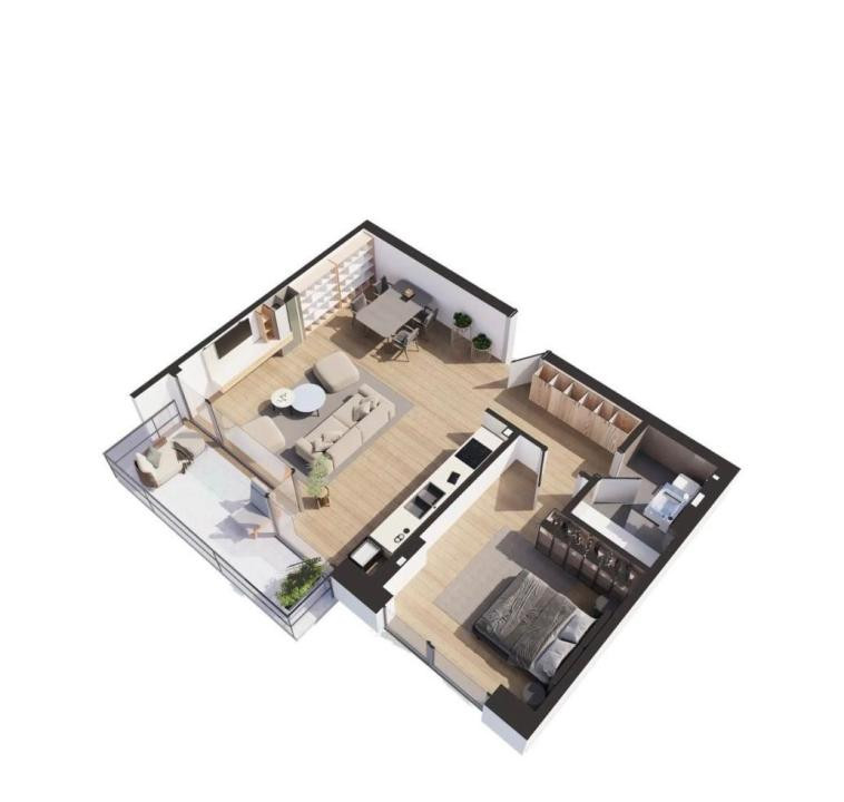 Apartamentul 2 camere de vanzare | complex lux |  Cloud9 | 