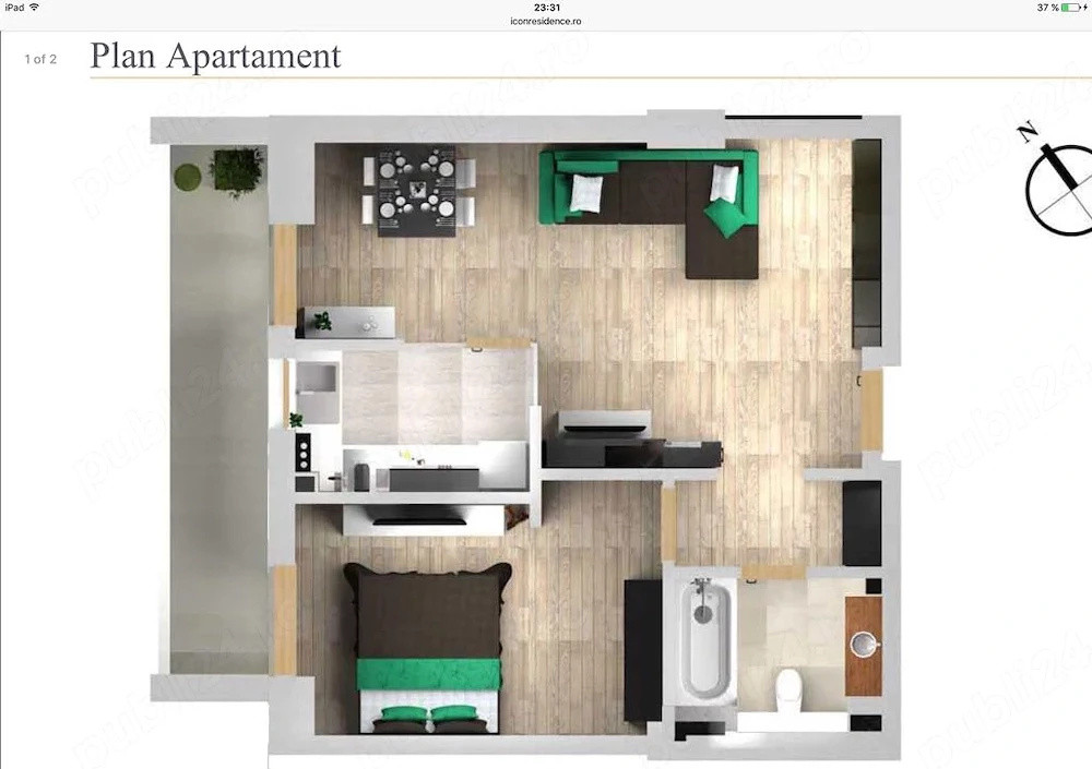 Apartament 2 camere Banu Manta | Icon Residence | Victoriei | parcare 
