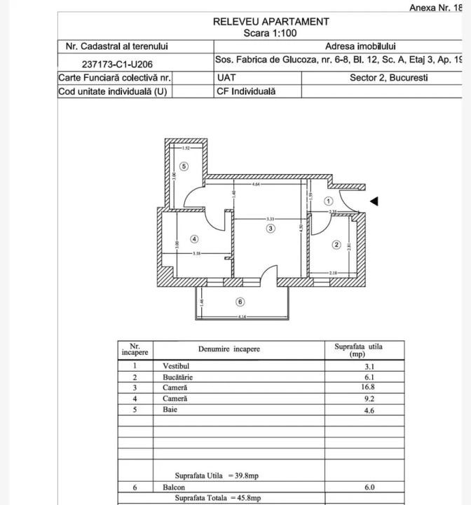 Apartament 2 camere de inchiriat Belvedere Residences | modern |