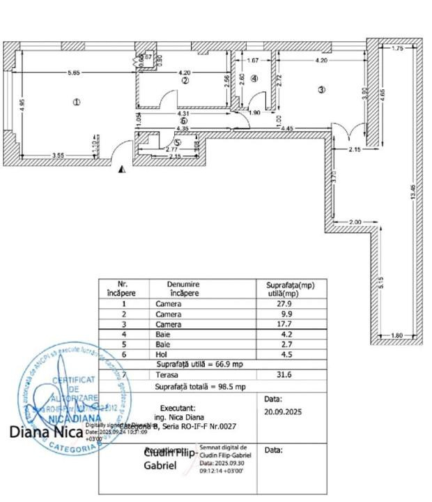 Apartament 3 camere de vanzare | str. Londra | Dorobanti | bloc nou