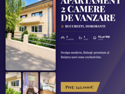 Apartament 2 camere de vanzare Dorobanti | Zambaccian | renovat |