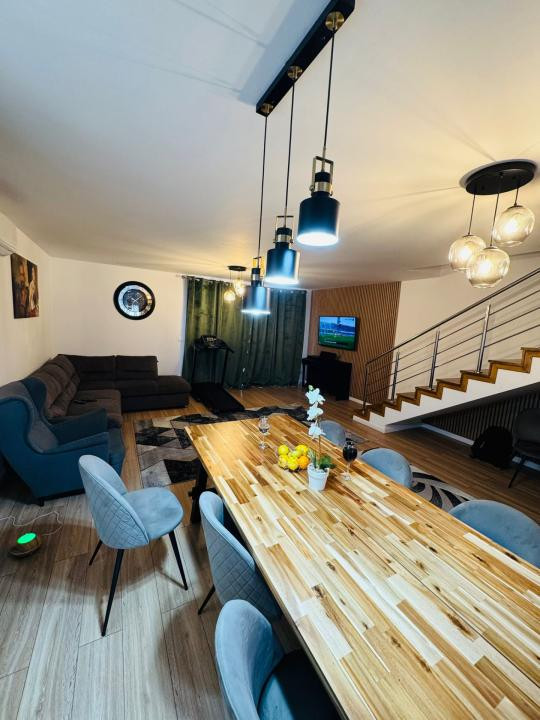 Vila| Duplex de vanzare | Balotesti | cu etaj si mansarda mobilata lux