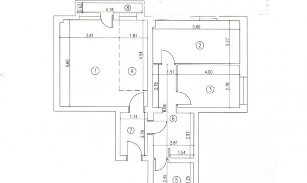 Apartament 3 camere de lux, 84 mp, complex Laguna Residence