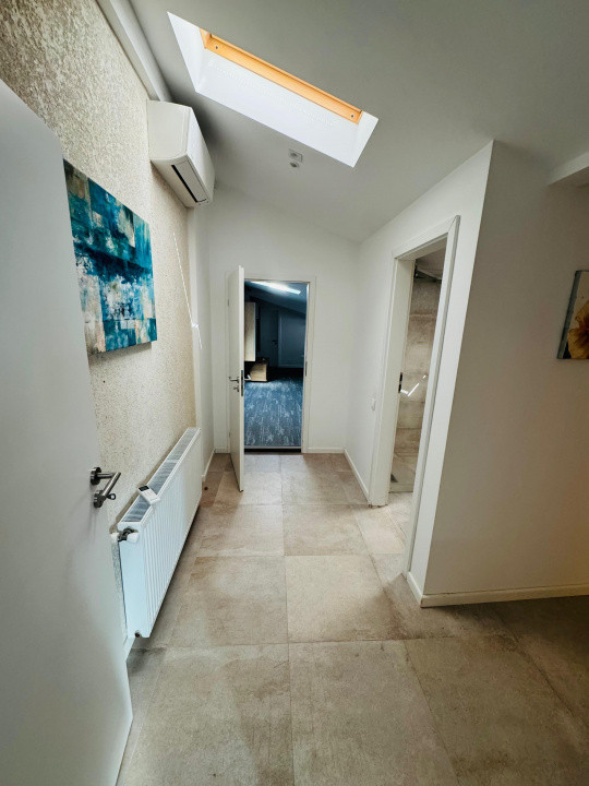 Apartament 3 camere de inchiriat in vila, renovat cu terasa si curte