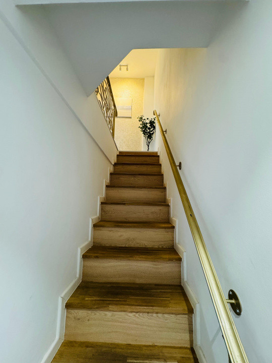 Apartament 3 camere de inchiriat in vila, renovat cu terasa si curte