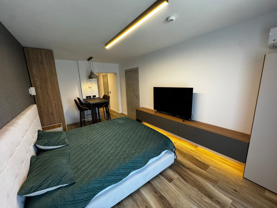 Garsoniera de inchiriat Unirii, imobil 2023, totul nou, lux, spa