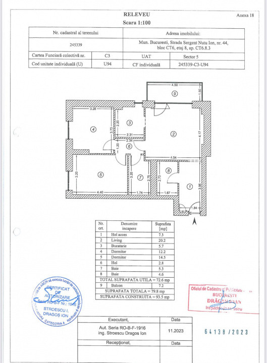 Apartament 3 camere de inchiriat One Cotroceni Park cu parcare